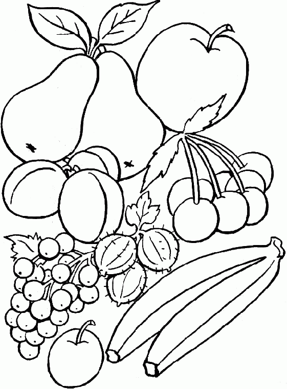 Frutas para pintar