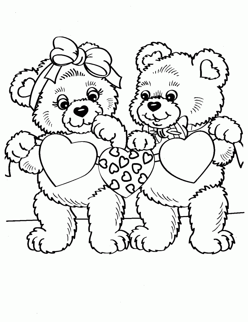 i love you coloring pages dog - photo #21